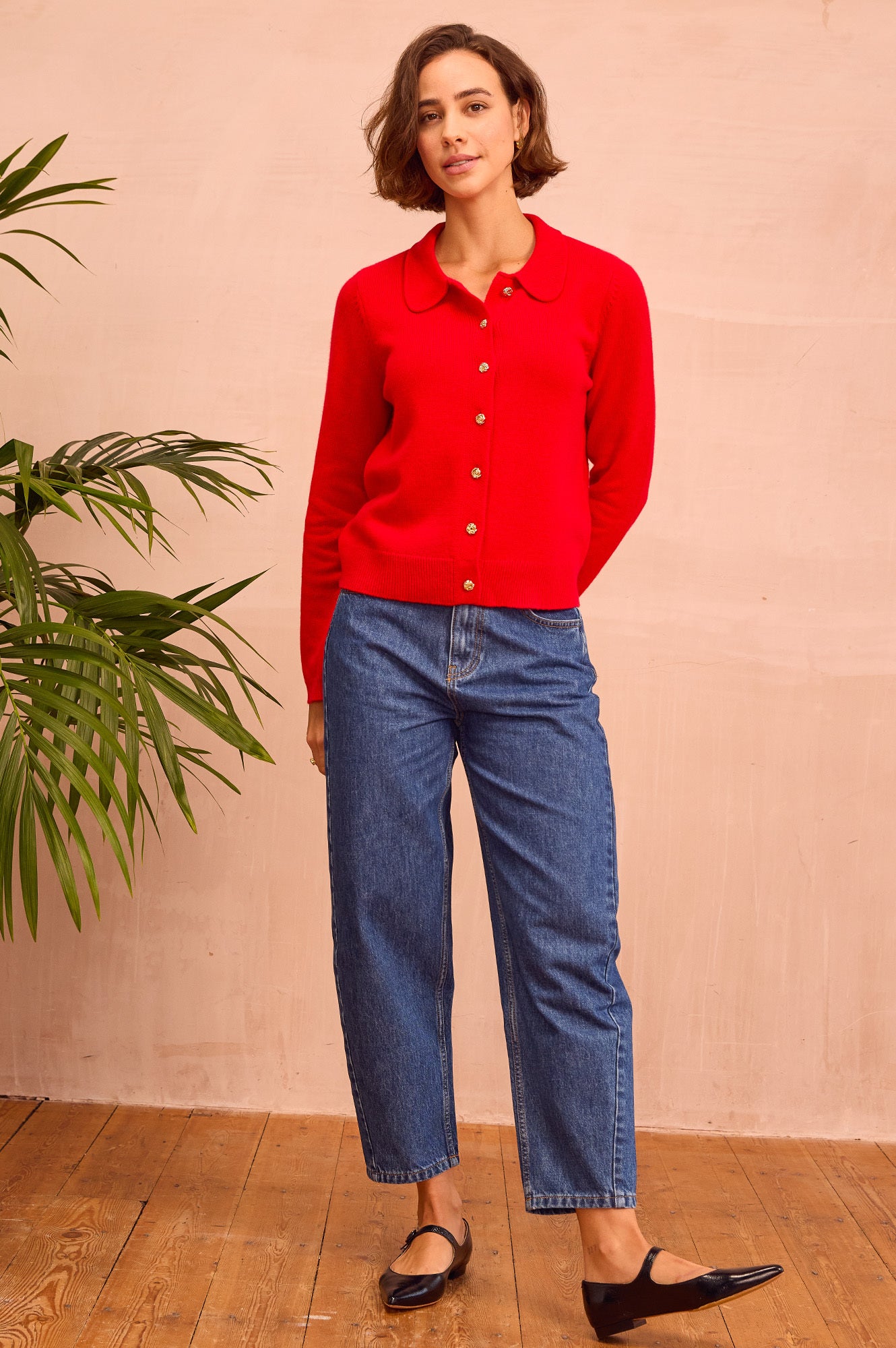 Organic Cotton Barrel Jean | Mid Wash - Image 2